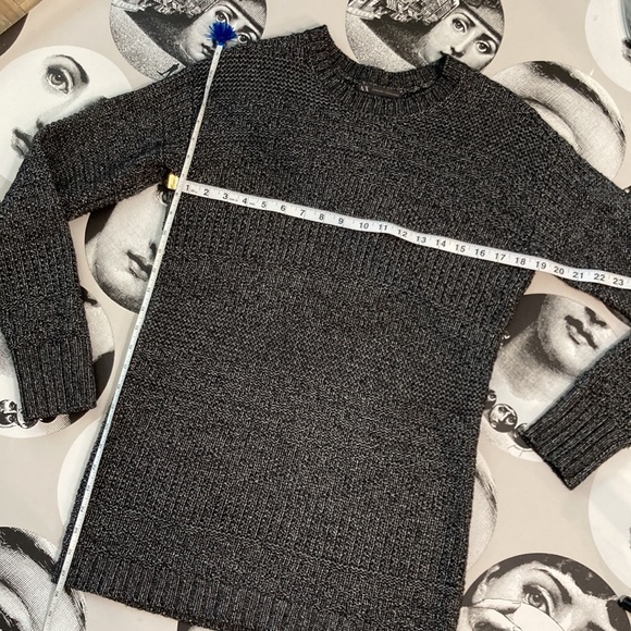 Armani Exchange Chunky knit Sweater Dress/Tunic Sz S 🖤 - Picture 6 of 9